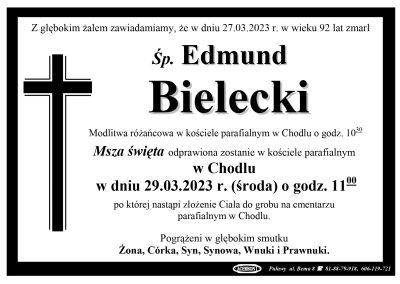 Bielecki Edmund