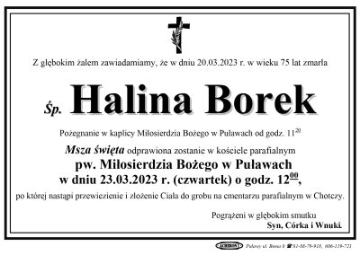 Borek Halina
