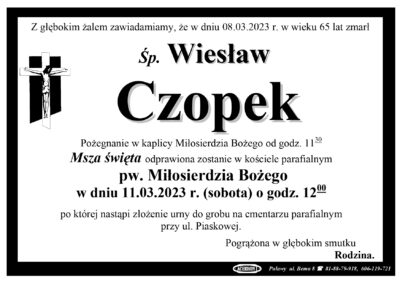 Czopek Wiesław