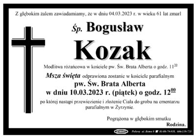 Kozak Bogusław