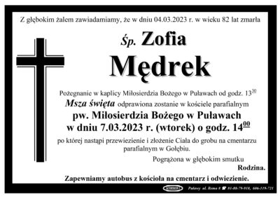 Mędrek Zofia