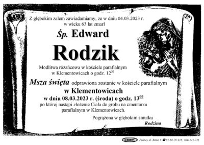 Rodzik Edward