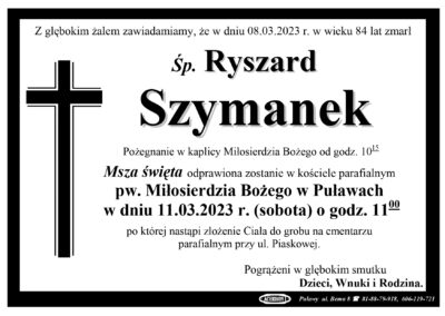 Szymanek Ryszard