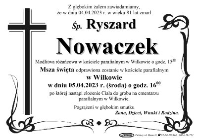 Nowaczek Ryszard