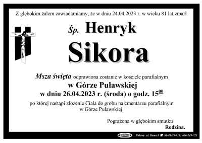 Sikora Henryk