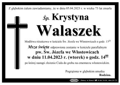 Walaszek Krystyna