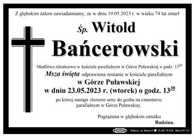 Bańcerowski Witold