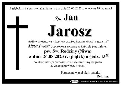 Jarosz Jan