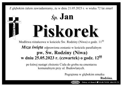 Piskorek Jan