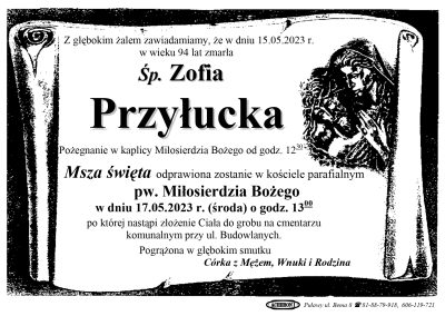 Przyłucka Zofia