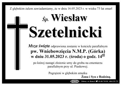 Szetelnicki Wiesław