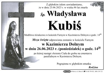 Kubiś Władysława
