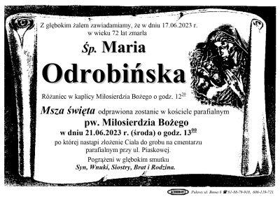 Odrobińska Maria