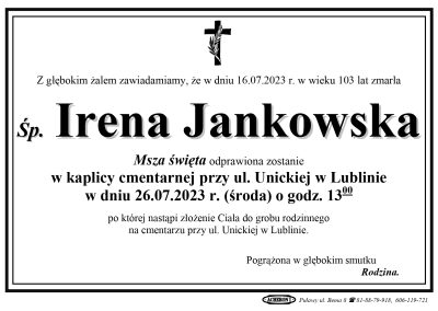 Jankowska Irena