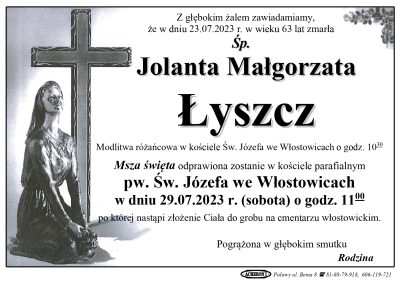 Łyszcz Jolanta Małgorzata