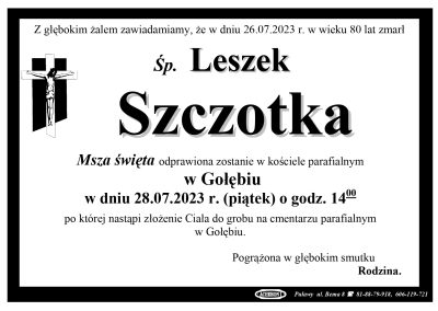 Szczotka Leszek