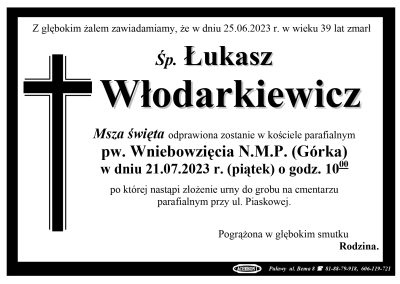 Włodarkiewicz Łukasz