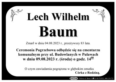 Baum Lech Wilhelm