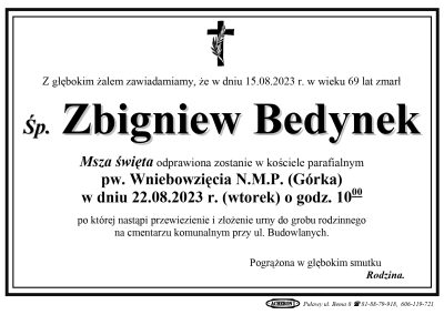 Bedynek Zbigniew