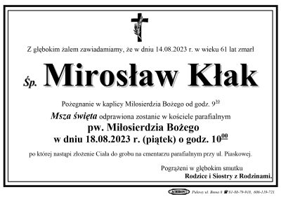 Kłak Mirosław