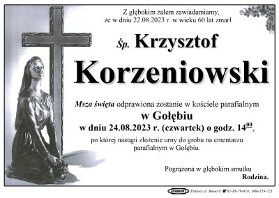 Korzeniowski Krzysztof