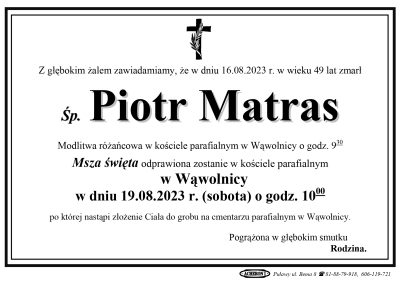 Matras Piotr