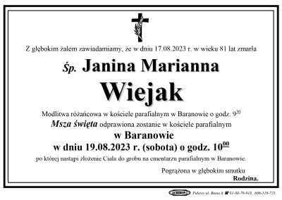 Wiejak Janina Marianna