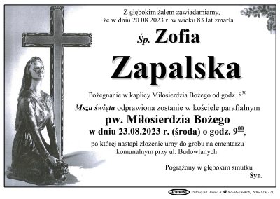 Zapalska Zofia