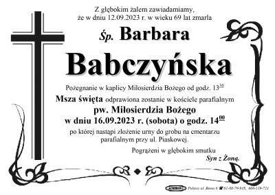 Babczyńska Barbara