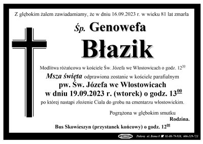 Błazik Genowefa