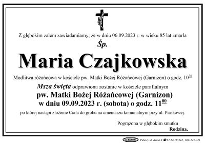 Czajkowska Maria