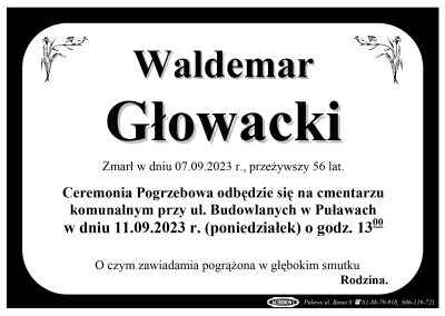 Głowacki Waldemar