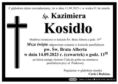 Kosidło Kazimiera