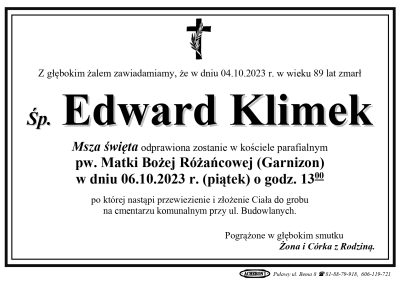 Klimek Edward