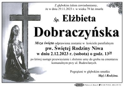 Dobraczyńska Elżbieta