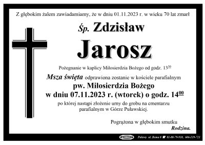 Jarosz Zdzisław