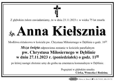 Kiełsznia Anna