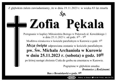 Pękala Zofia