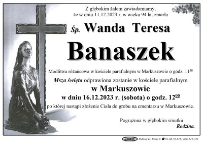 Banaszek Wanda Teresa