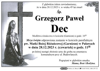 Dec Grzegorz Paweł