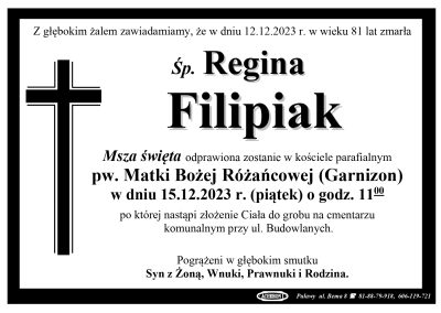 Filipiak Regina