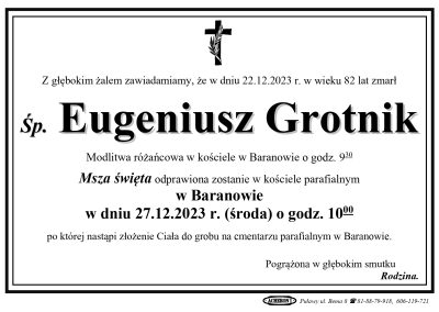 Grotnik Eugeniusz