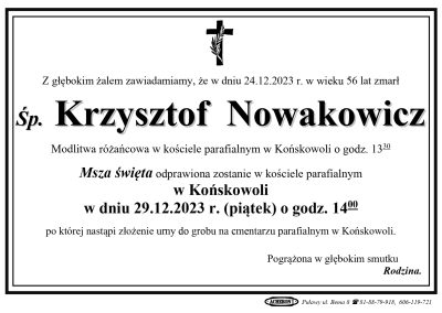 Nowakowicz Krzysztof