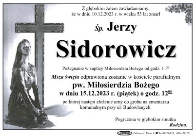 Sidorowicz Jerzy