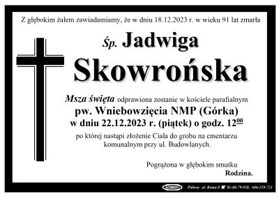 Skowrońska Jadwiga