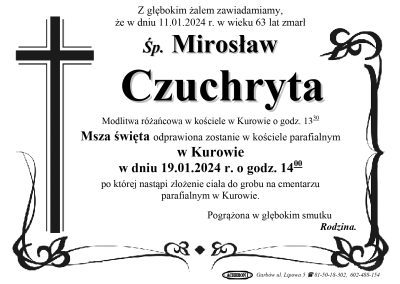 Czuchryta Mirosław