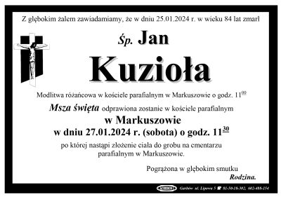 Kuzioła Jan