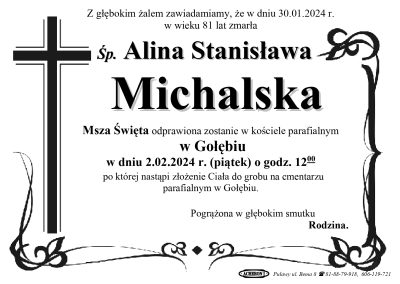 Michalska Alina Stanisława