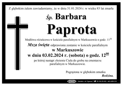 Paprota Barbara