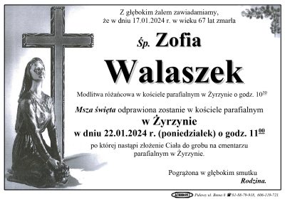 Walaszek Zofia